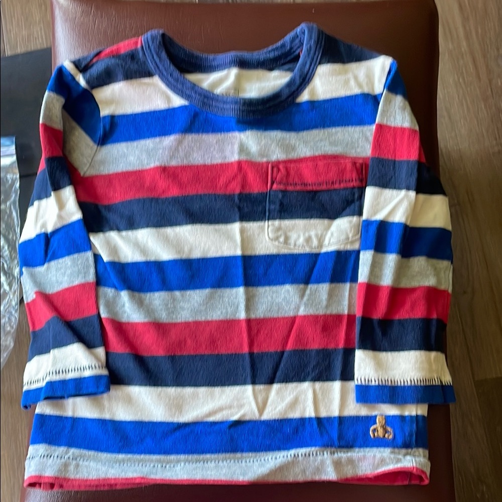 Baby gap Striped Long Sleeve Shirt 13-18M